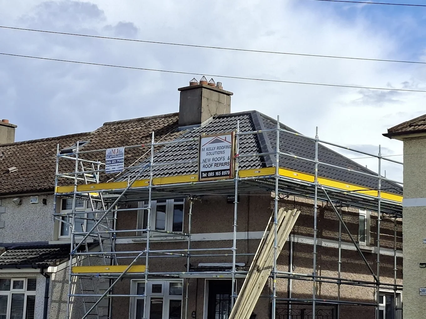 Professional roofing work by M Kelly Roofing Solutions in Dublin